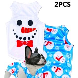 2 piece holiday dog shirts